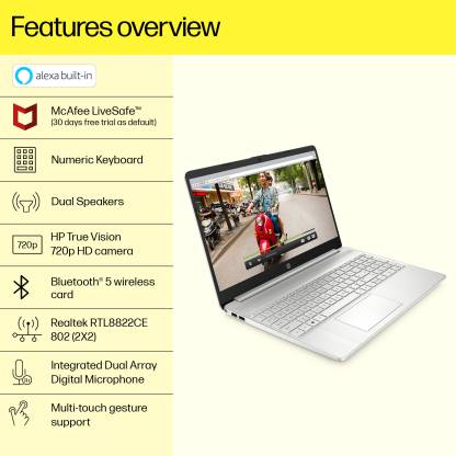 HP 15s Intel Core i3 11th Gen 1115G4