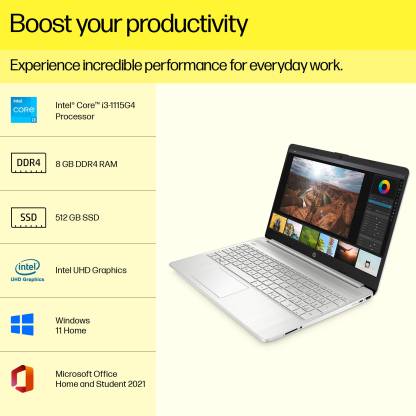 HP 15s Intel Core i3 11th Gen 1115G4
