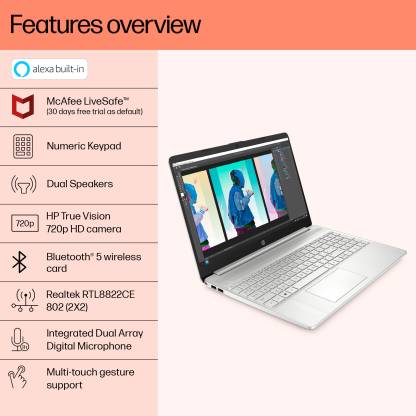 HP Laptop AMD Ryzen 3 Quad Core 5300U