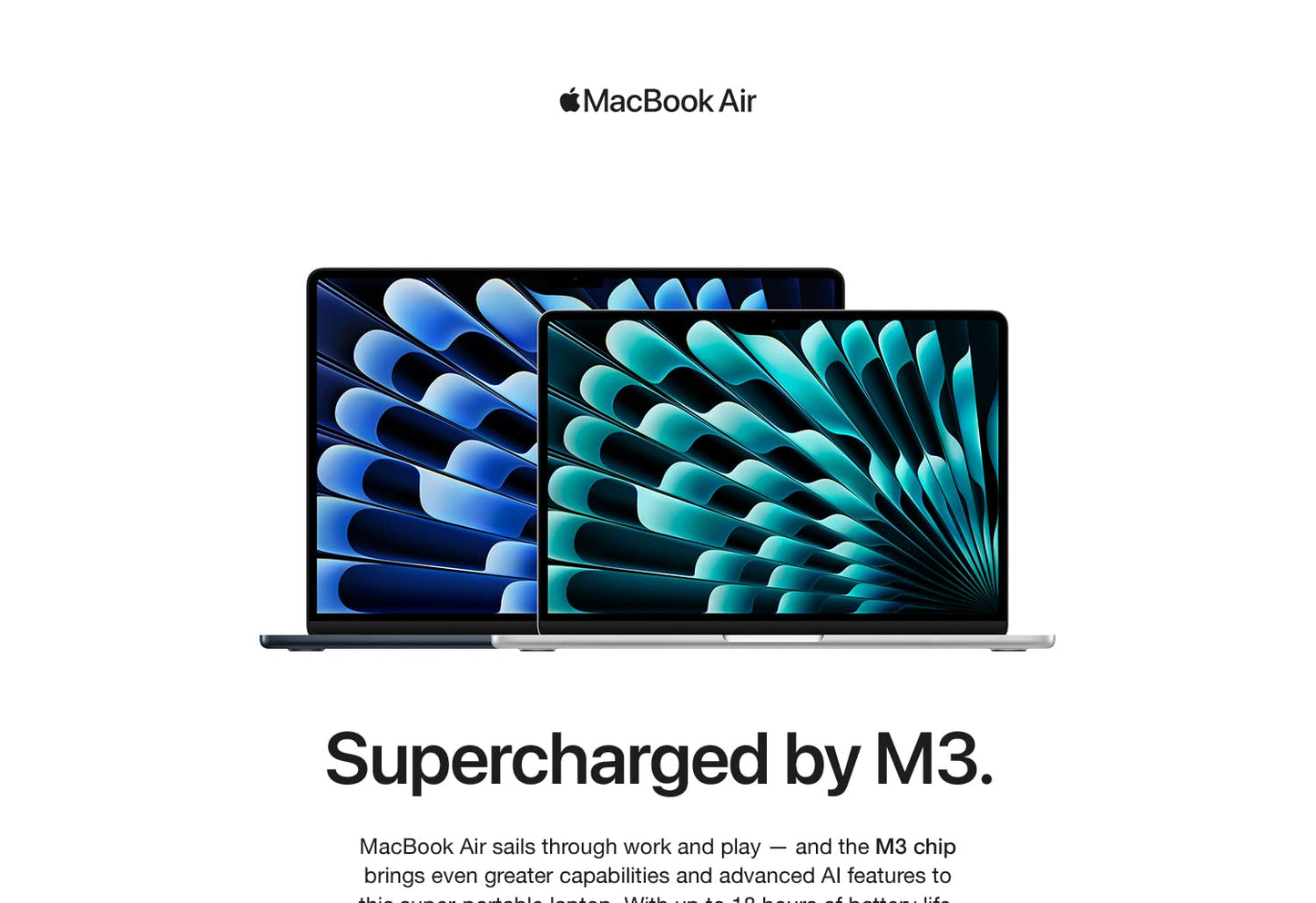 Apple 2024 MacBook Air 13″ Laptop with M3 chip