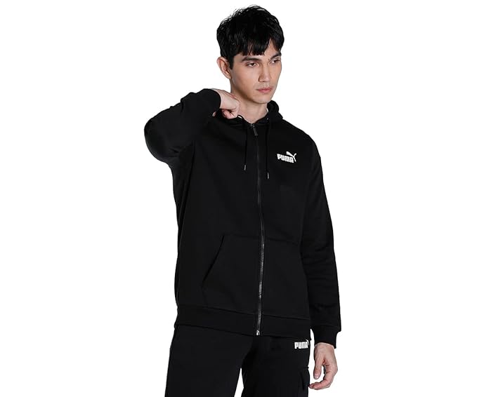 Puma Cotton Men Hooded Neck Jacket
