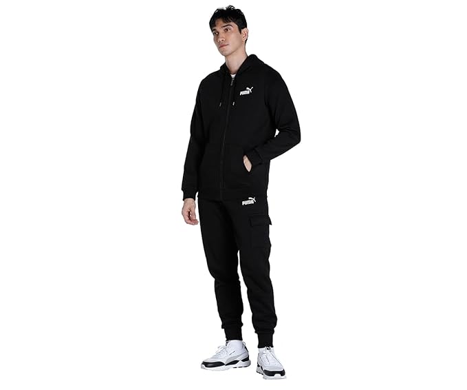 Puma Cotton Men Hooded Neck Jacket