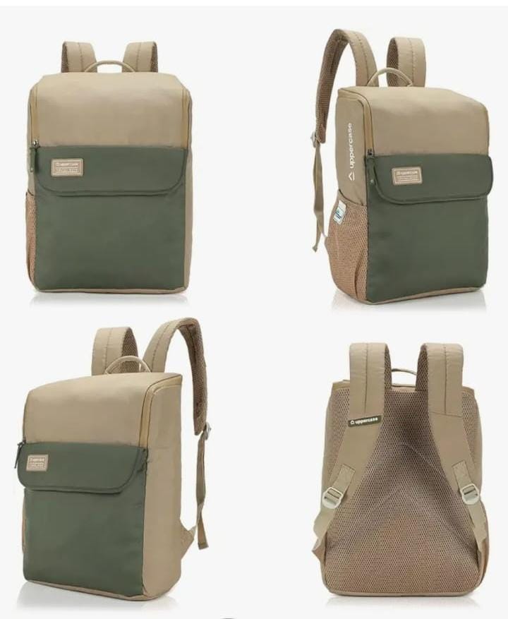 UPPERCASE Medium 17L Backpack 1700EBP1 School Backpack 3x more water resistant sustainable bag with Rainproof zippers for Men, Women, Boys and Girls, 750 Days warranty