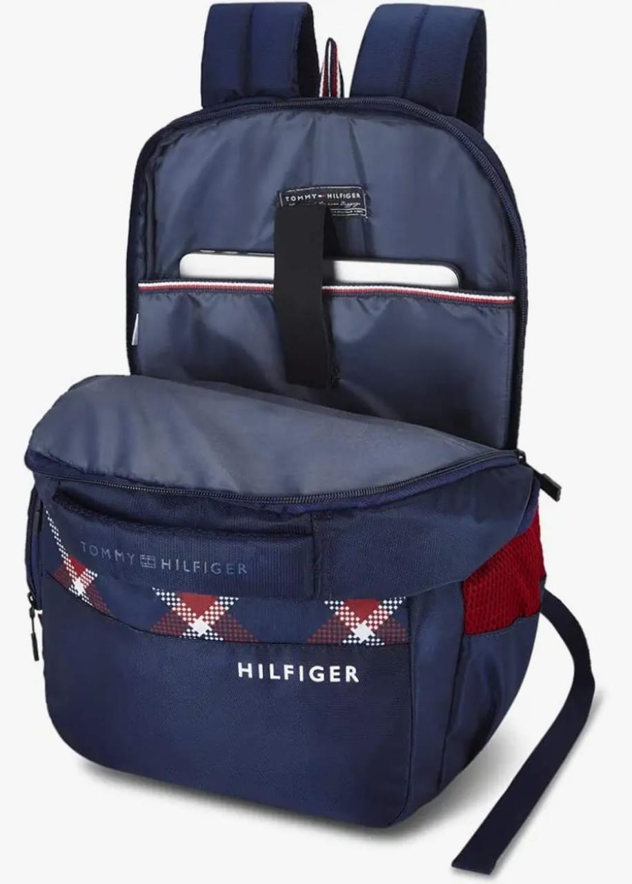 Tommy Hilfiger Alps Unisex 29 Ltrs Navy Laptop Backpack (15 Inch)