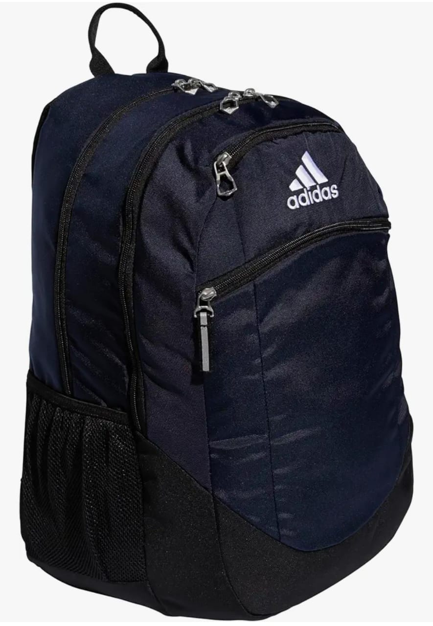 adidas Unisex Striker II Team Backpack, Collegiate Navy/Black/White, One Size