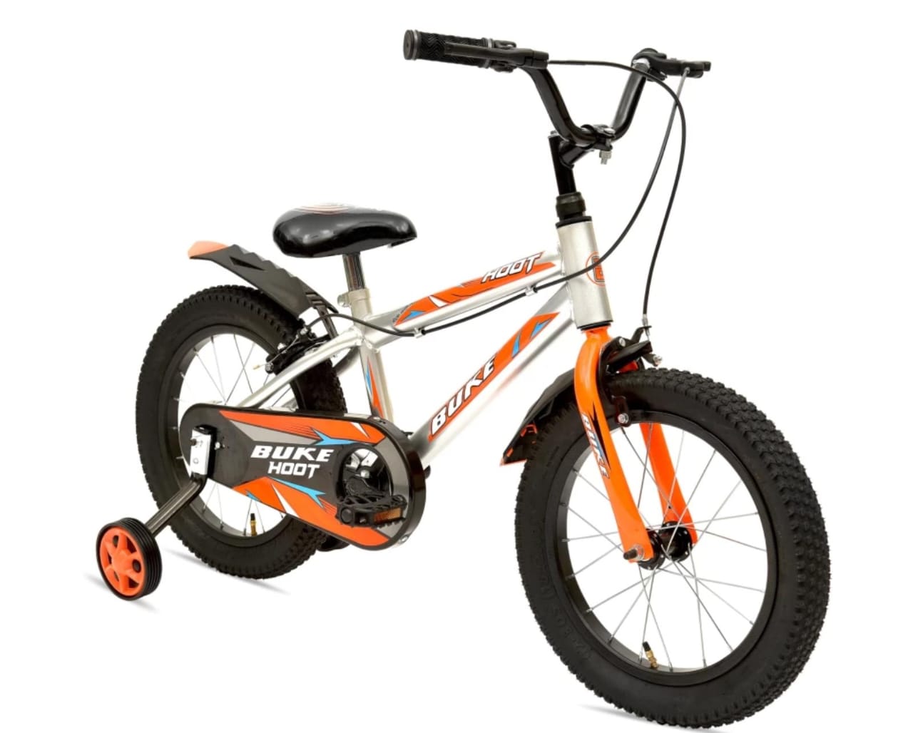 AVON Buke Hoot Bicycles for kids Rigid Suspension Tire Road Cycle For Girls And Boys 16 T Road Cycle (Single Speed, Silver, Rigid)
