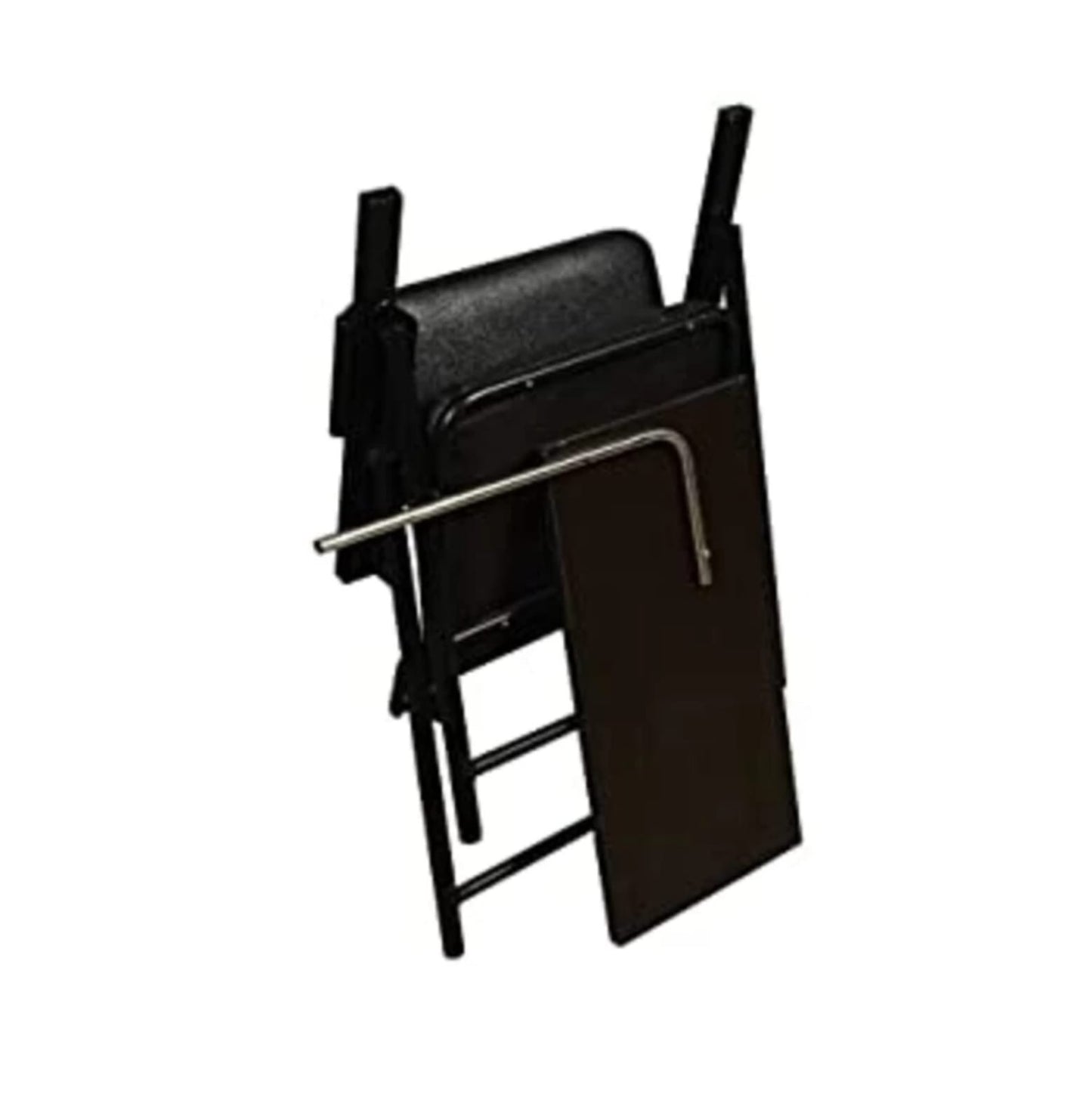 Spacecrafts Fabric Study Folding Chair (Black, Optional Installation Available)