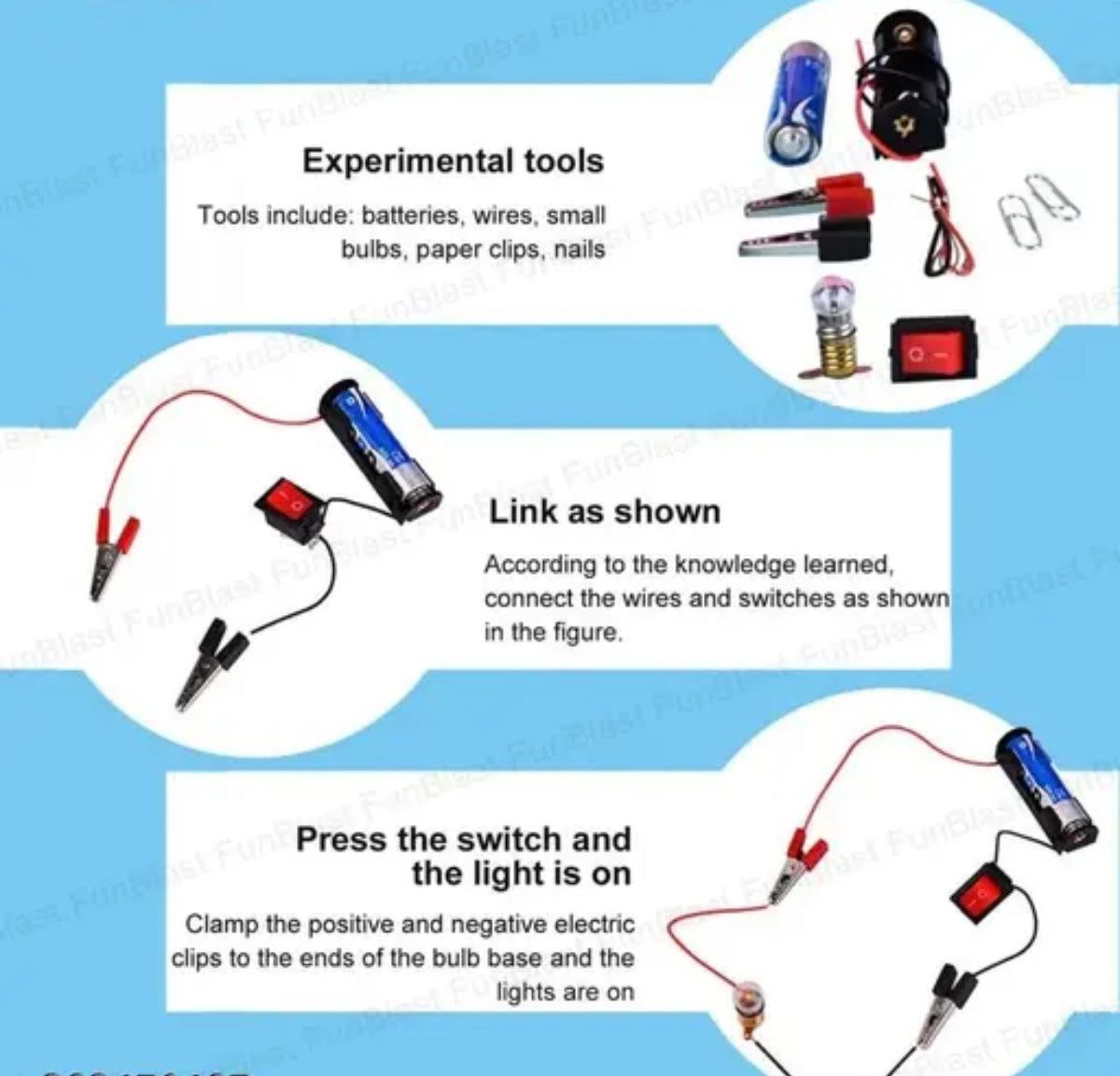 Electric Circuit Practical Learn Kit